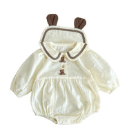 Load image into Gallery viewer, Baby Kid Girls Cartoon Print Rompers Wholesale 220920166
