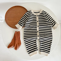 Load image into Gallery viewer, Baby Kid Unisex Striped Color-blocking Jumpsuits Wholesale 220920176
