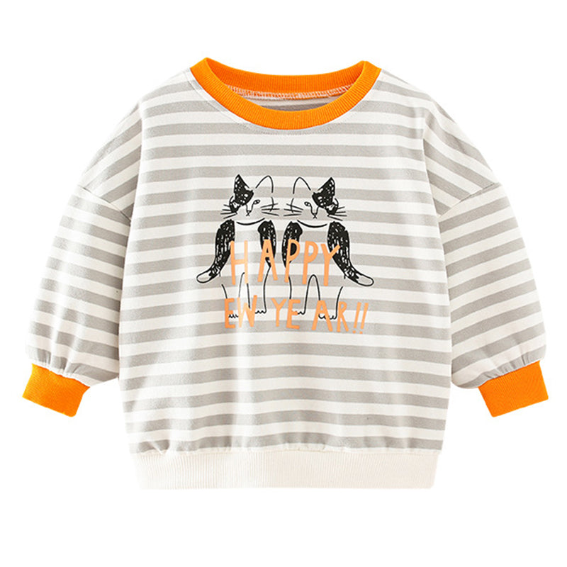 Baby Kid Boys Striped Hoodies Swearshirts Wholesale 220920182