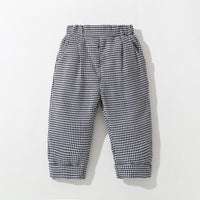 Load image into Gallery viewer, 2 Pieces Set Baby Kid Boys Birthday Striped Color-blocking Houndstooth Bow Tops And Pants Wholesale 22092020
