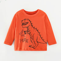 Load image into Gallery viewer, Baby Kid Boys Letters Dinosaur Cartoon Print Tops Wholesale 220920291
