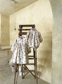 Load image into Gallery viewer, Baby Girls Solid Color Flower Print Rompers Wholesale 220920299
