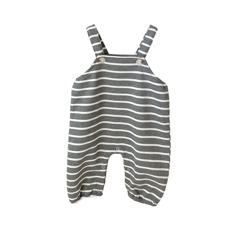 Baby Unisex Solid Color Tops And Striped Jumpsuits Wholesale 220920313