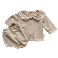 Load image into Gallery viewer, 2 Pieces Set Baby Unisex Cartoon Tops And Solid Color Shorts Wholesale 220920317
