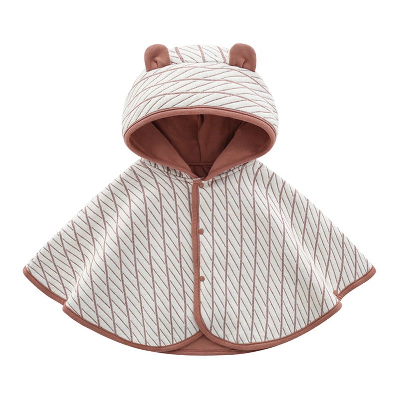 Baby Kid Unisex Striped Cartoon Jackets Outwears Wholesale 22092032