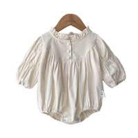 Load image into Gallery viewer, Baby Girls Flower Print Rompers Dresses Wholesale 220920328
