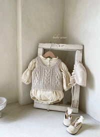 Load image into Gallery viewer, Baby Girls Flower Print Rompers Dresses Wholesale 220920328
