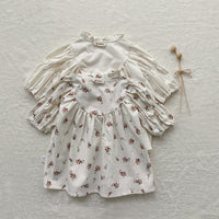 Load image into Gallery viewer, Baby Girls Flower Print Rompers Dresses Wholesale 220920328
