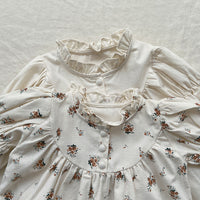 Load image into Gallery viewer, Baby Girls Flower Print Rompers Dresses Wholesale 220920328
