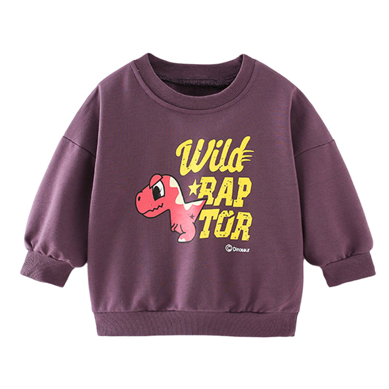 Baby Kid Boys Letters Cartoon Print Hoodies Swearshirts Wholesale 220920353
