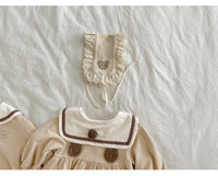 Load image into Gallery viewer, Baby Girls Striped Cartoon Rompers Wholesale 220920368
