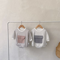 Load image into Gallery viewer, Baby Unisex Striped Color-blocking Rompers Wholesale 220920400
