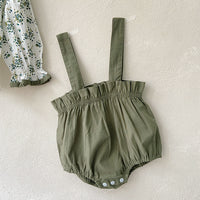 Load image into Gallery viewer, Baby Girls Solid Color Rompers Wholesale 220920401
