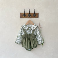 Load image into Gallery viewer, Baby Girls Solid Color Rompers Wholesale 220920401
