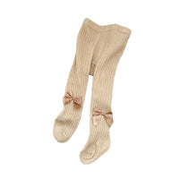 Load image into Gallery viewer, Baby Kid Girls Solid Color Muslin&amp;Ribbed Pants Leggings Wholesale 220920441
