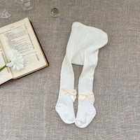 Load image into Gallery viewer, Baby Kid Girls Solid Color Muslin&amp;Ribbed Pants Leggings Wholesale 220920441
