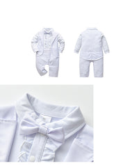 Load image into Gallery viewer, Baby Boys Solid Color Bow Jumpsuits Wholesale 220920444
