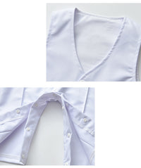 Load image into Gallery viewer, 3 Pieces Set Baby Boys Bow Jumpsuits Solid Color Vests Waistcoats And Hats Wholesale 220920445
