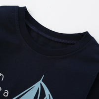 Load image into Gallery viewer, Baby Kid Boys Letters Cartoon Print Tops Wholesale 220920455
