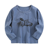 Load image into Gallery viewer, Baby Kid Boys Car Print Tops Wholesale 220920457
