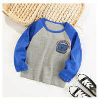 Load image into Gallery viewer, Baby Kid Boys Color-blocking Cartoon Print Tops Wholesale 220920458
