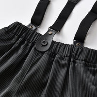 Load image into Gallery viewer, 2 Pieces Set Baby Kid Boys Birthday Party Solid Color Bow Shirts And Rompers Wholesale 22092066
