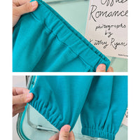 Load image into Gallery viewer, 2 Pieces Set Baby Kid Girls Print Tops And Solid Color Pants Wholesale 22092079
