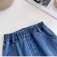 Load image into Gallery viewer, Baby Kid Girls Flower Embroidered Jeans Wholesale 220922101
