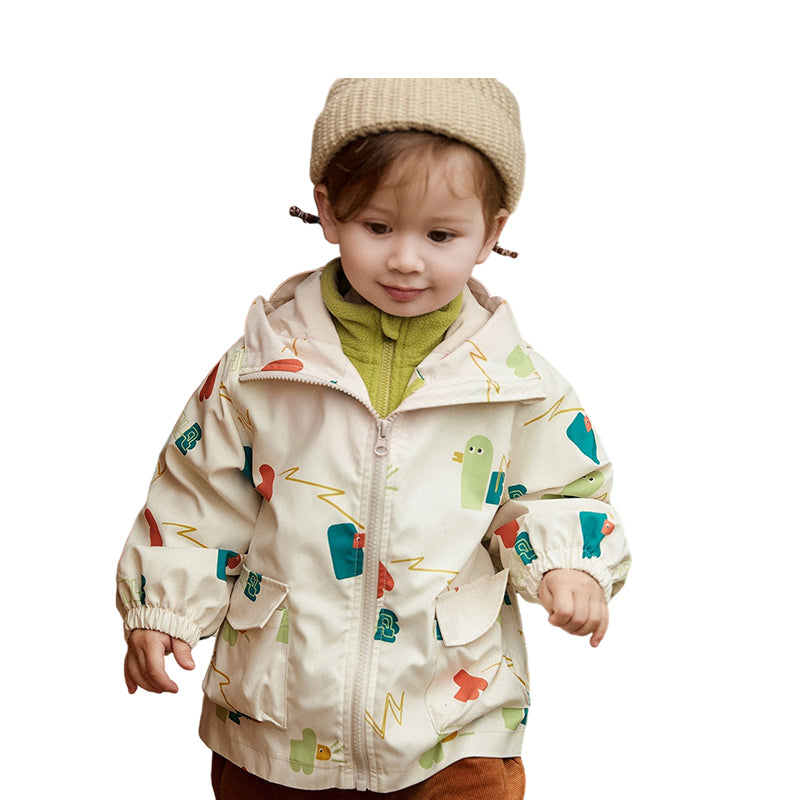 Baby Kid Unisex Cartoon Print Jackets Outwears Wholesale 220922107