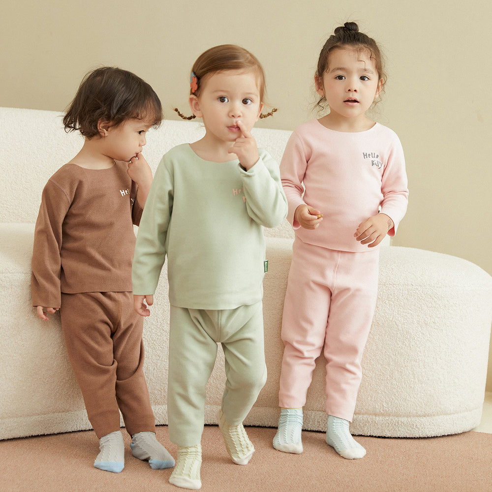 Baby Kid Unisex Solid Color Sleepwears Wholesale 220922356