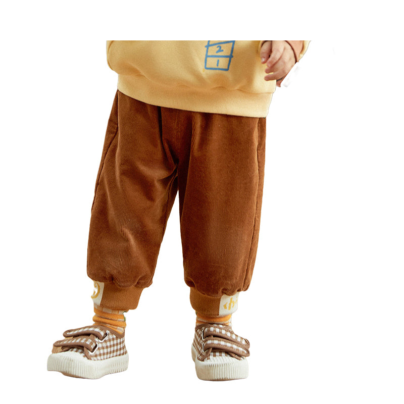 Baby Kid Boys Letters Color-blocking Pants Wholesale 22092244