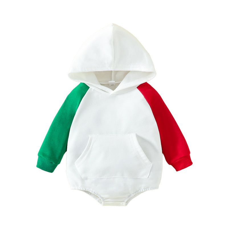 Baby Unisex Color-blocking Rompers Wholesale 220922457