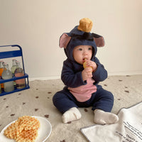 Load image into Gallery viewer, Baby Unisex Color-blocking Cartoon Jumpsuits Wholesale 220922472
