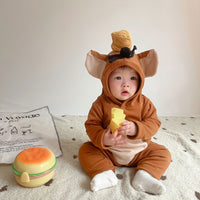 Load image into Gallery viewer, Baby Unisex Color-blocking Cartoon Jumpsuits Wholesale 220922472
