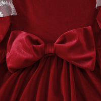 Load image into Gallery viewer, Baby Kid Girls Color-blocking Lace Dresses Wholesale 220922487
