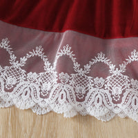 Load image into Gallery viewer, Baby Kid Girls Color-blocking Lace Dresses Wholesale 220922487
