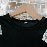 Load image into Gallery viewer, Baby Kid Girls Color-blocking Lace Dresses Wholesale 220922487
