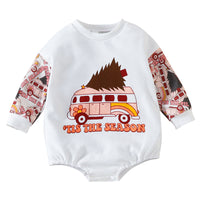 Load image into Gallery viewer, Baby Unisex Color-blocking Christmas Rompers Wholesale 220922510
