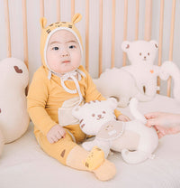Load image into Gallery viewer, 3 Pieces Set Baby Unisex Dinosaur Animals Cartoon Print Rompers And Pants And Hats Wholesale 220922575
