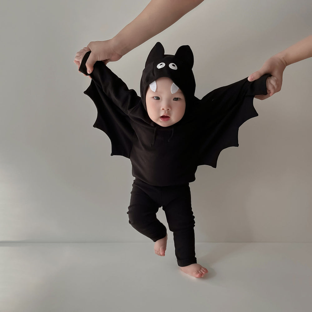 3 Pieces Set Baby Unisex Halloween Solid Color Cartoon Tops And Pants And Hats Wholesale 220922578