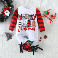 Load image into Gallery viewer, Baby Unisex Letters Cartoon Print Christmas Jumpsuits Wholesale 220922622
