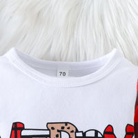 Load image into Gallery viewer, Baby Unisex Letters Cartoon Print Christmas Jumpsuits Wholesale 220922622

