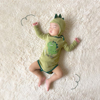 Load image into Gallery viewer, Baby Unisex Letters Dinosaur Cartoon Print Rompers Wholesale 220922677
