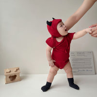 Load image into Gallery viewer, Baby Unisex Solid Color Cartoon Halloween Rompers Wholesale 220922680
