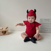 Load image into Gallery viewer, Baby Unisex Solid Color Cartoon Halloween Rompers Wholesale 220922680
