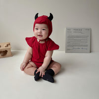 Load image into Gallery viewer, Baby Unisex Solid Color Cartoon Halloween Rompers Wholesale 220922680
