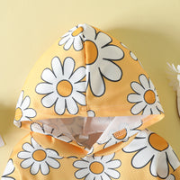 Load image into Gallery viewer, Baby Girls Flower Print Rompers Wholesale 220922701
