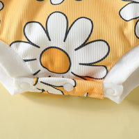 Load image into Gallery viewer, Baby Girls Flower Print Rompers Wholesale 220922701
