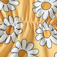 Load image into Gallery viewer, Baby Girls Flower Print Rompers Wholesale 220922701
