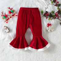 Load image into Gallery viewer, 2 Pieces Set Baby Girls Love heart Embroidered Rompers And Solid Color Pants Wholesale 220922715
